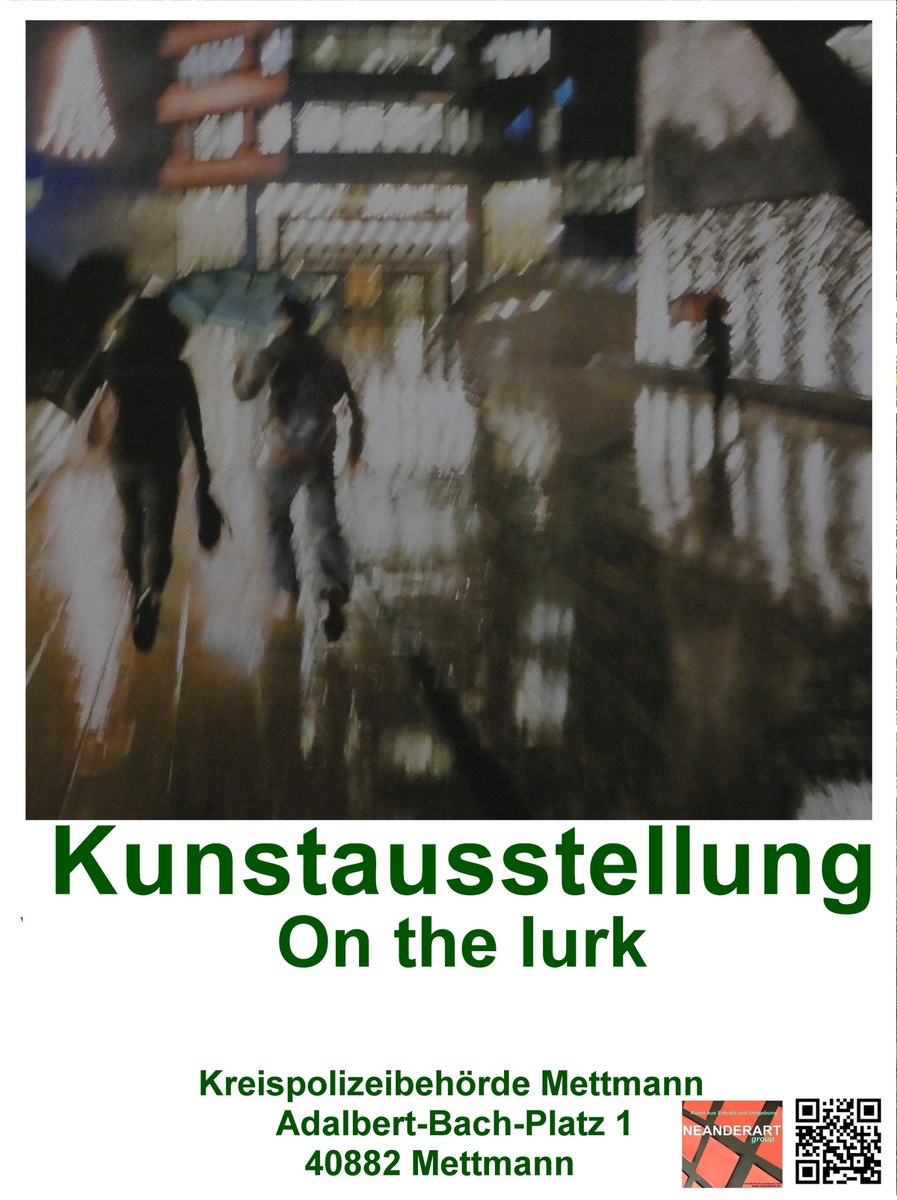 POL-ME: Fotoausstellung im Polizeigebäude &quot;On the lurk&quot; - Mettmann - 2002073