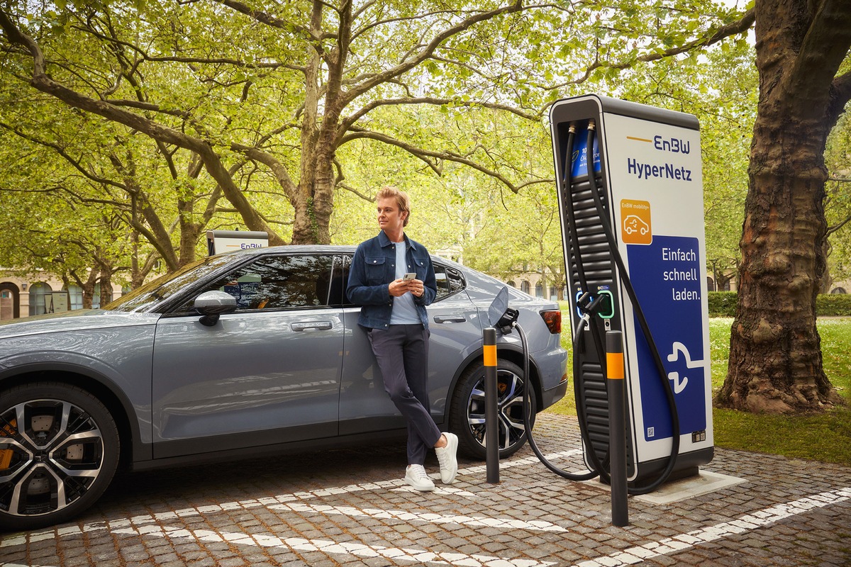 EnBW ermöglicht E-Mobilität im Alltag: Nico Rosberg wird Markenbotschafter der EnBW E-Mobilität