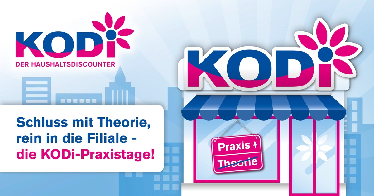 Schluss mit Theorie, rein in die Filiale - die KODi-Praxistage!