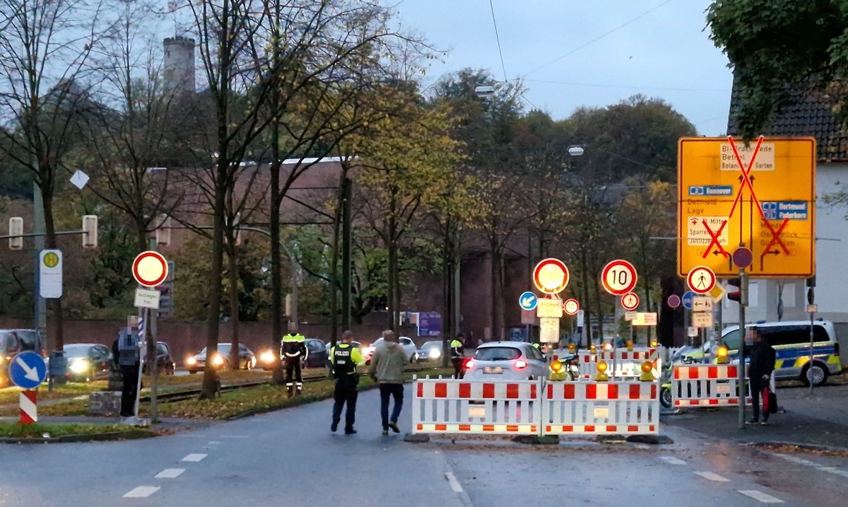 POL-BI: Zwischenbilanz zu Verkehrskontrollen an der Baustelle Adenauerplatz