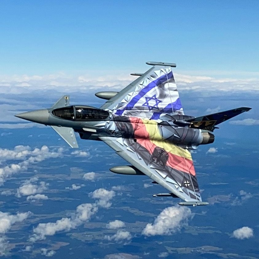 Luftwaffe trainiert mit Eurofghter in Israel