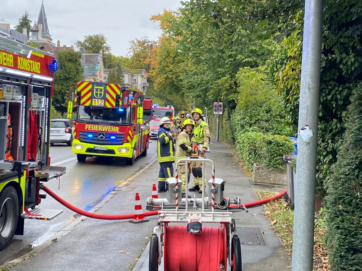 FW Konstanz: Balkonbrand