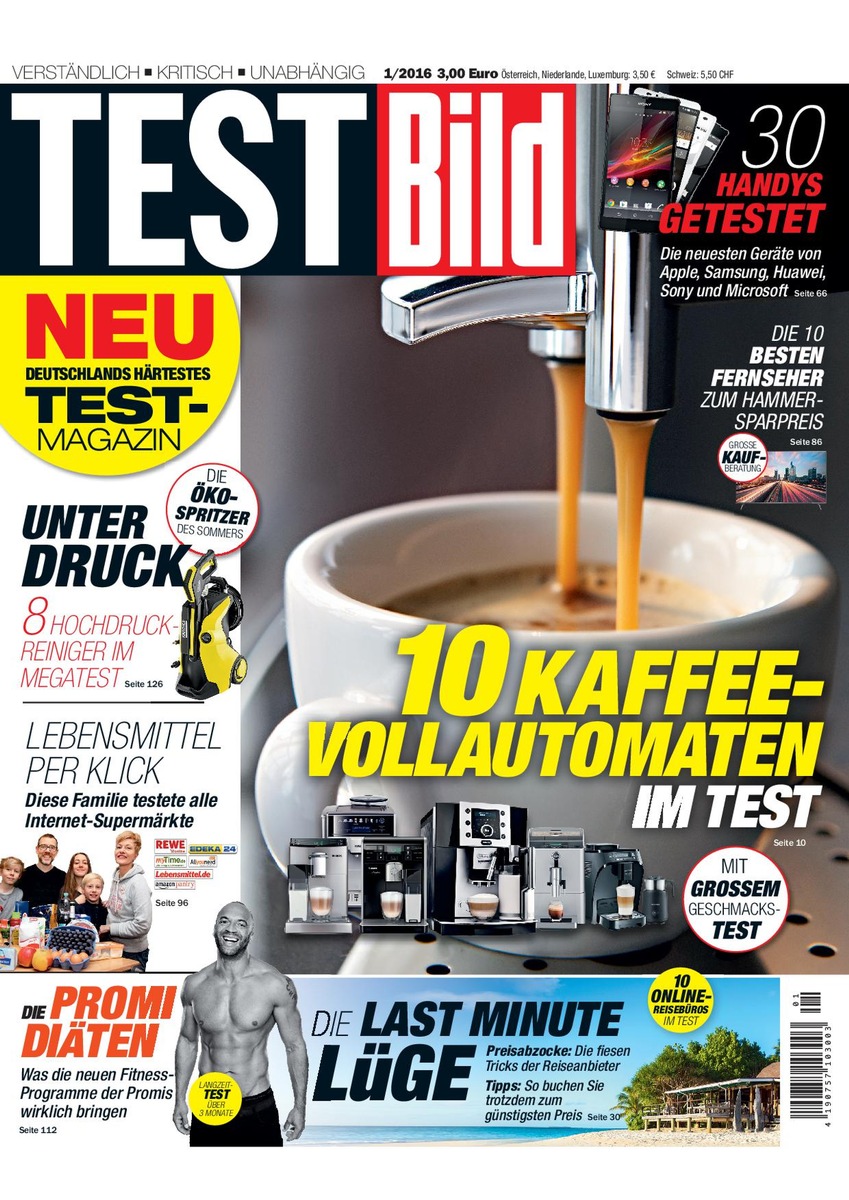 Neu am Kiosk: TESTBILD mit &quot;knallharten Tests und präzisen Kaufempfehlungen&quot;