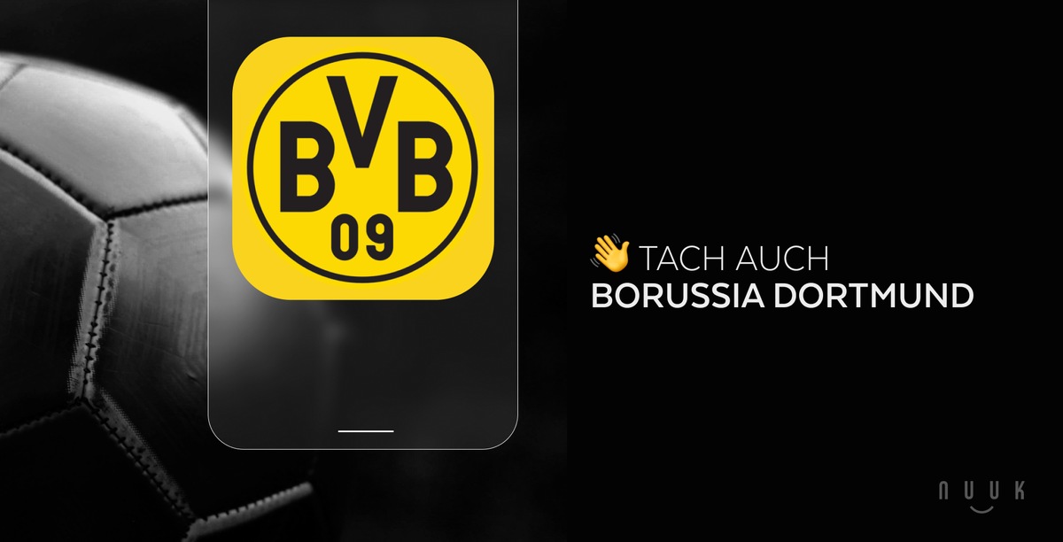 Nuuk gewinnt Etat für die Mobile Apps von Borussia Dortmund