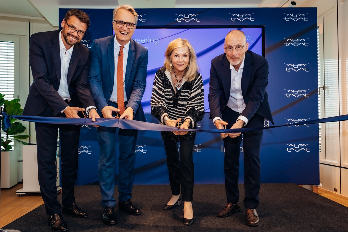 Festakt für neue Alfa Laval DACH-Zentrale in Hamburg / Schwedische Botschafterin Veronika Wand-Danielsson und Hamburger Staatsrat Andreas Rieckhof würdigen deutsch-schwedische Partnerschaft