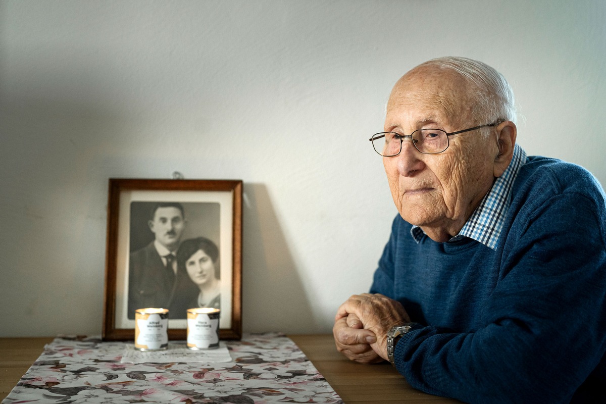 &quot;37°&quot;-Doku &quot;Die Nummer auf meinem Arm&quot; / Der Holocaust-Überlebende Albrecht Weinberg erzählt von seinem Leben.