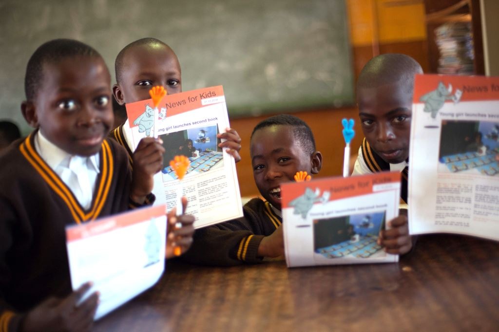 dpa produziert englische Kindernachrichten als Bildungsprojekt in Südafrika (FOTO)