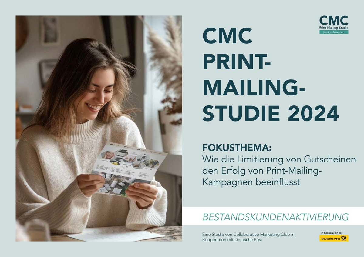 PM: CMC Print-Mailing-Studie 2024: Werbebriefe sind ein starker Hebel im Abverkauf von Online-Shops