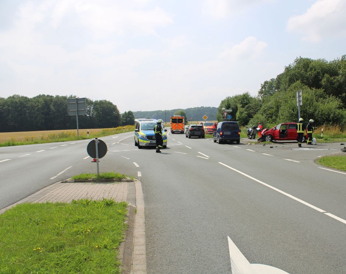 POL-COE: Rosendahl, Darfeld, L555/ Zwei Schwerverletzte nach Unfall