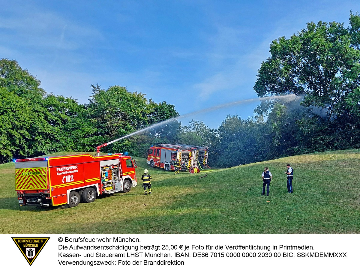 FW-M: Vegetationsbrand schnell im Griff (Freiham)