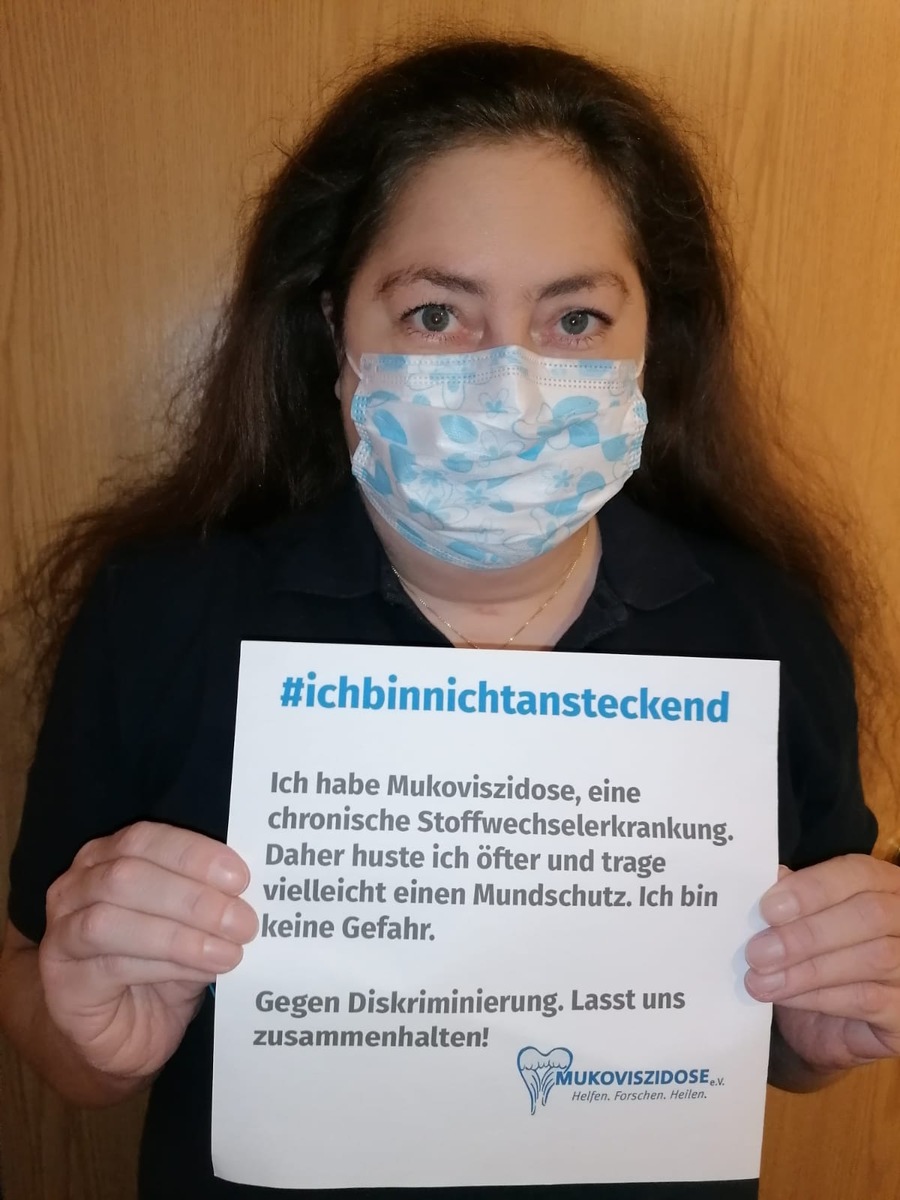 Pressemitteilung: Ich bin nicht ansteckend! - Solidarität mit chronisch Kranken in Corona-Zeiten