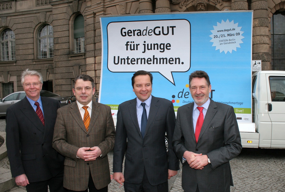 Start der Informationskampagne und Gründertour zur deGUT 2009 in Brandenburg und Berlin