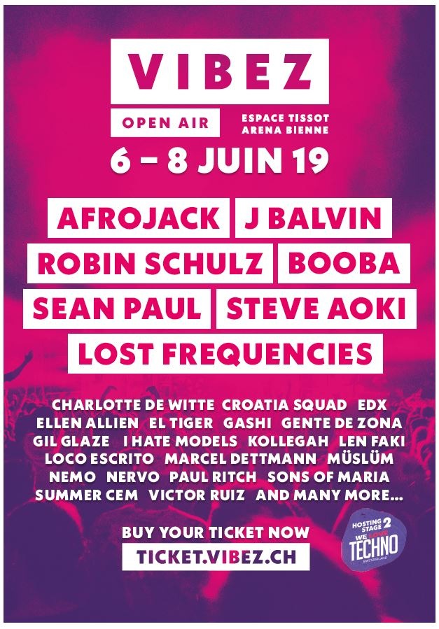 VIBEZ Open Air Line-up 2019