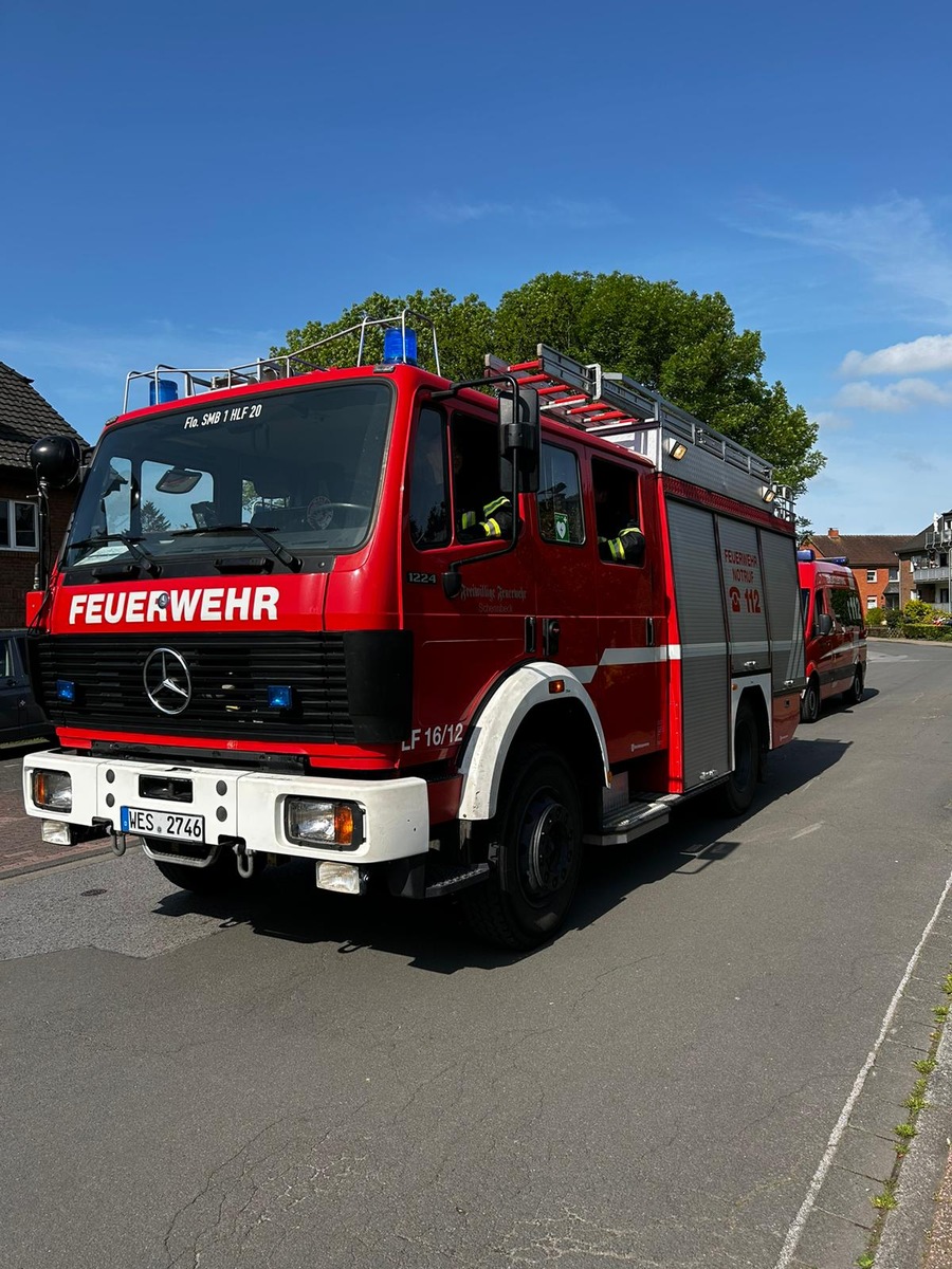 FW-Schermbeck: Zwei Einsätze in Schermbeck