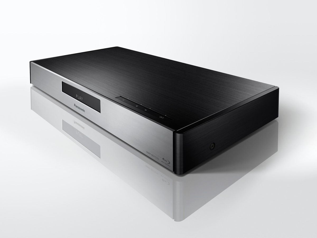 Panasonic Premium Blu-ray Player DMP-BDT570 / 4K Upscaling, High Resolution Audio und smartes Networking