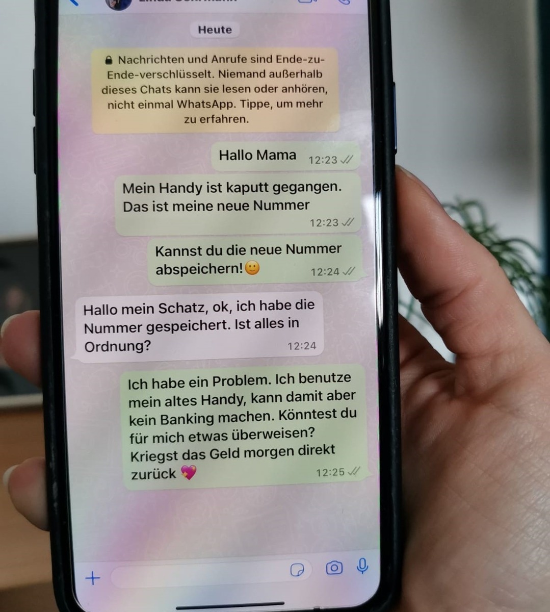 POL-VER: Kreisweite Warnung vor krimineller WhatsApp-Masche