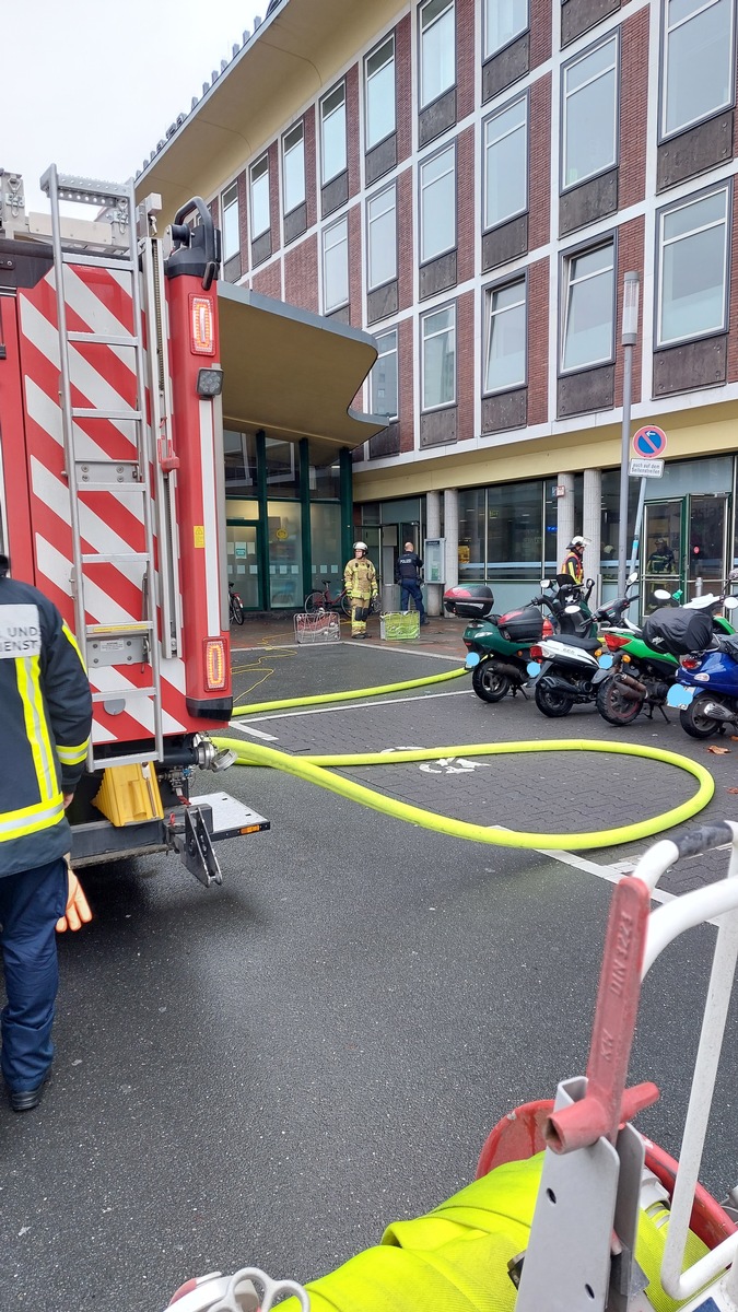 FW-BO: Brand im Hauptbahnhof Bochum