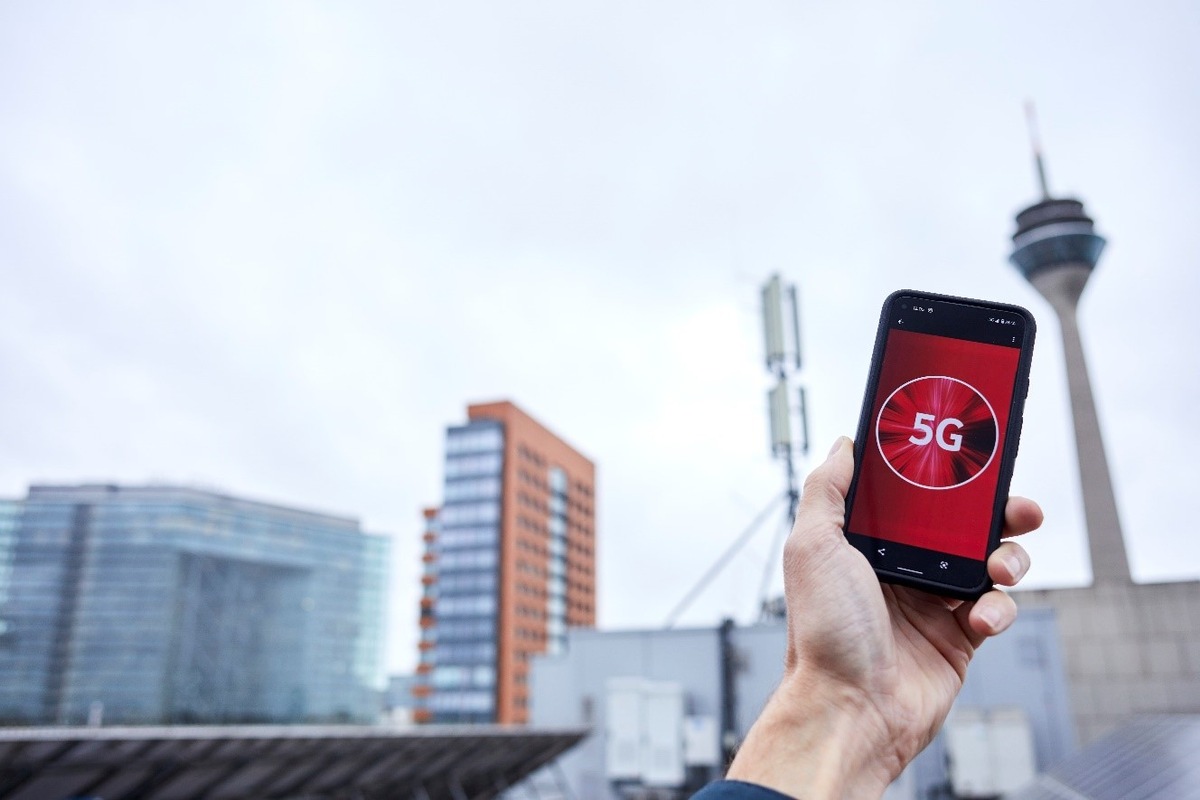 Mobilfunk-Turbo: Vodafone macht Düsseldorf zur 5G-Stadt