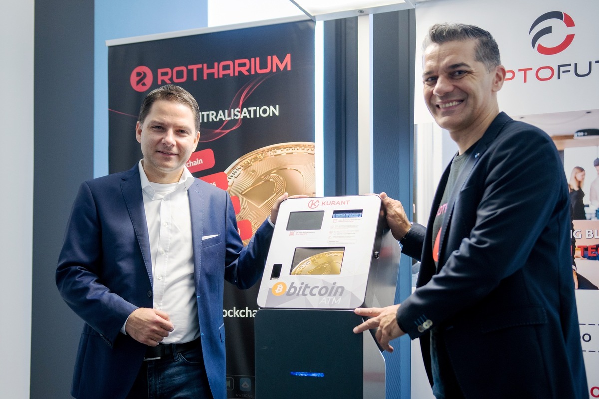 Kryptowährung Rotharium bald an Bitcoin-Automaten erhältlich