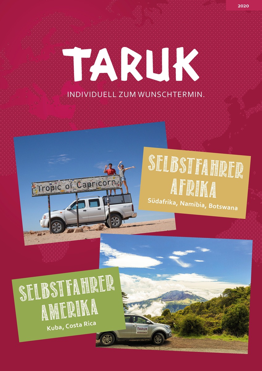 Vier neue Reisen für Selbstfahrer / TARUK erweitert das Angebot für sein Self-Drive-Publikum auf jetzt zwölf Touren