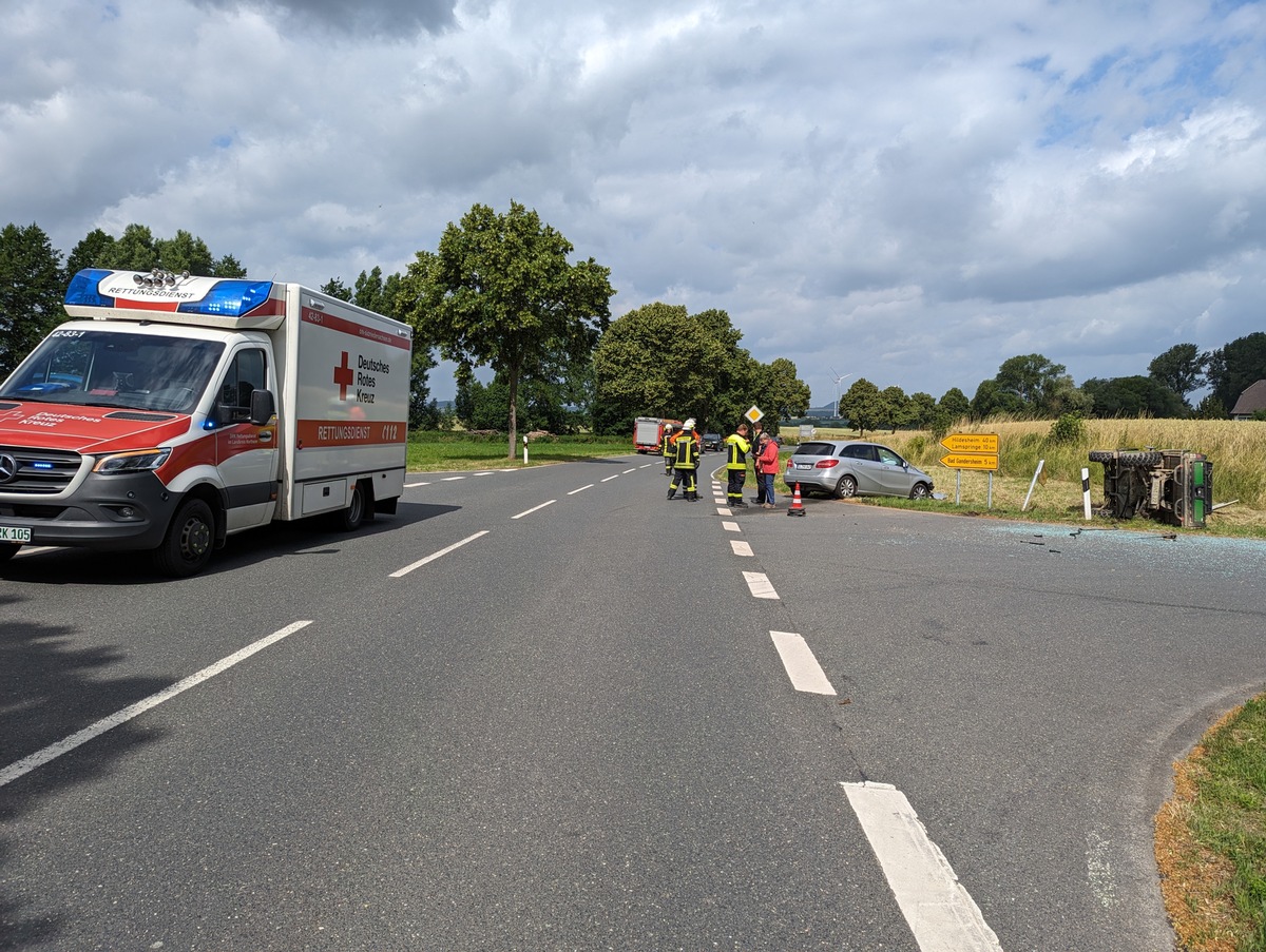 POL-NOM: Verkehrsunfall nach Vorfahrtsmissachtung