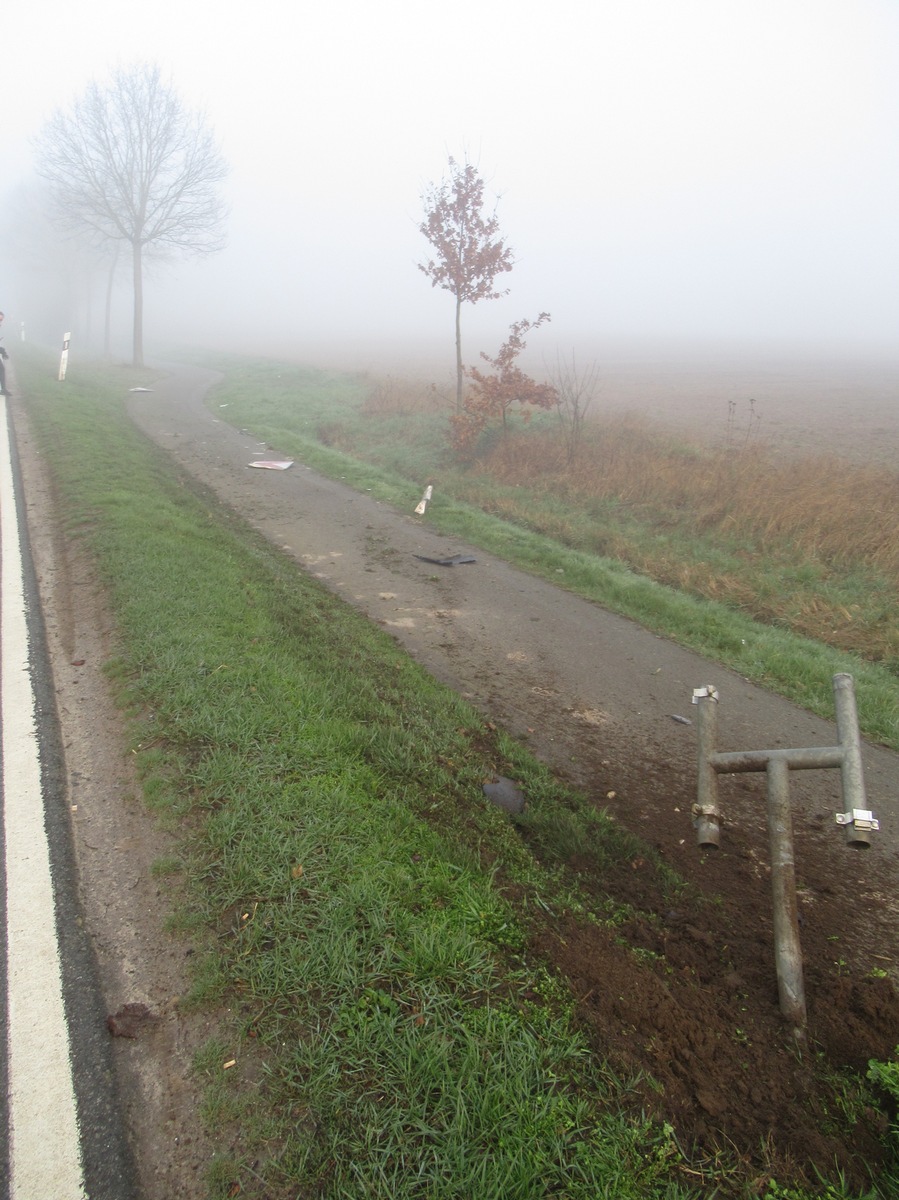 POL-NI: Verkehrsunfallflucht zwischen Loccum und Wasserstraße