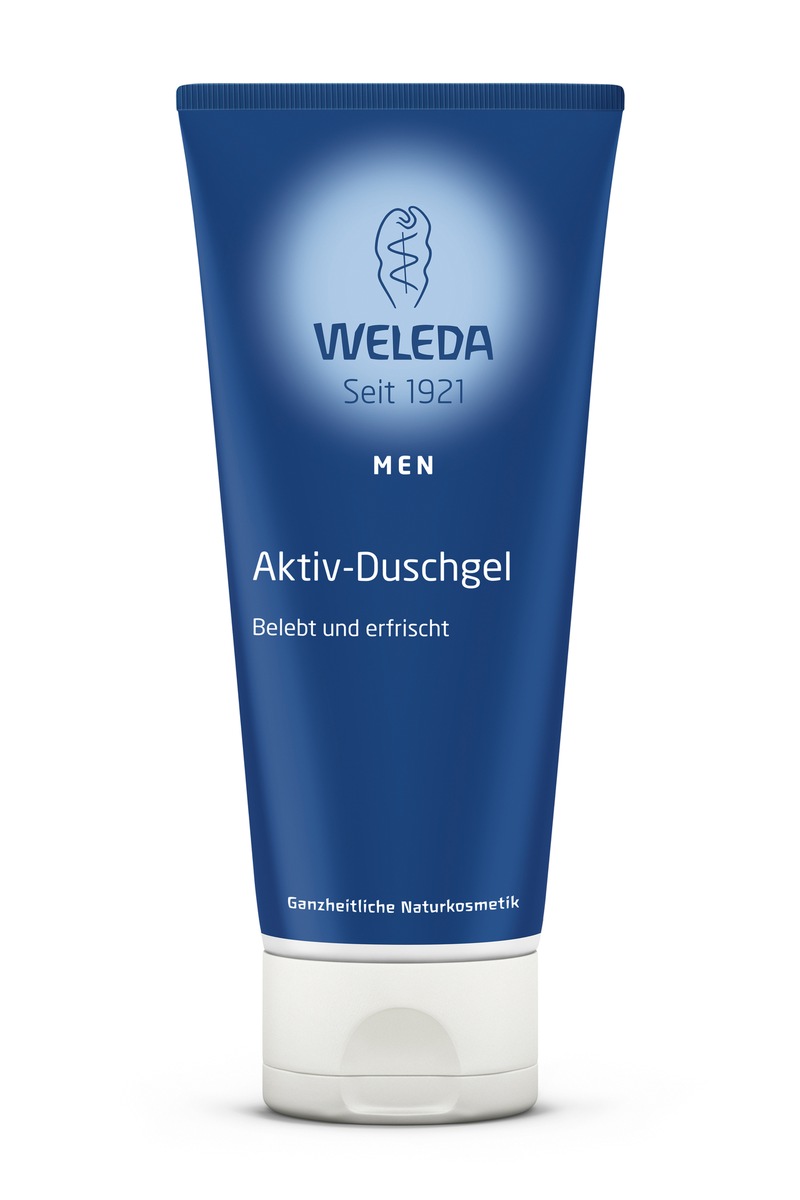 Eine ganzheitliche Innovation für moderne Männer: Das neue Weleda Men Aktiv-Duschgel (FOTO)