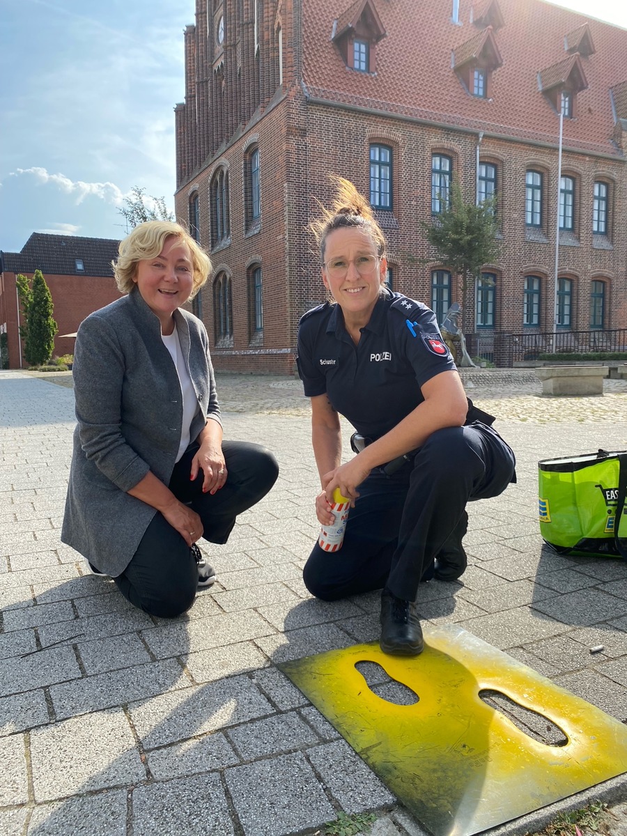 POL-NI: Mehr Verkehrssicherheit an der Grundschule Hoya / gelbe Füße werden eingerichtet