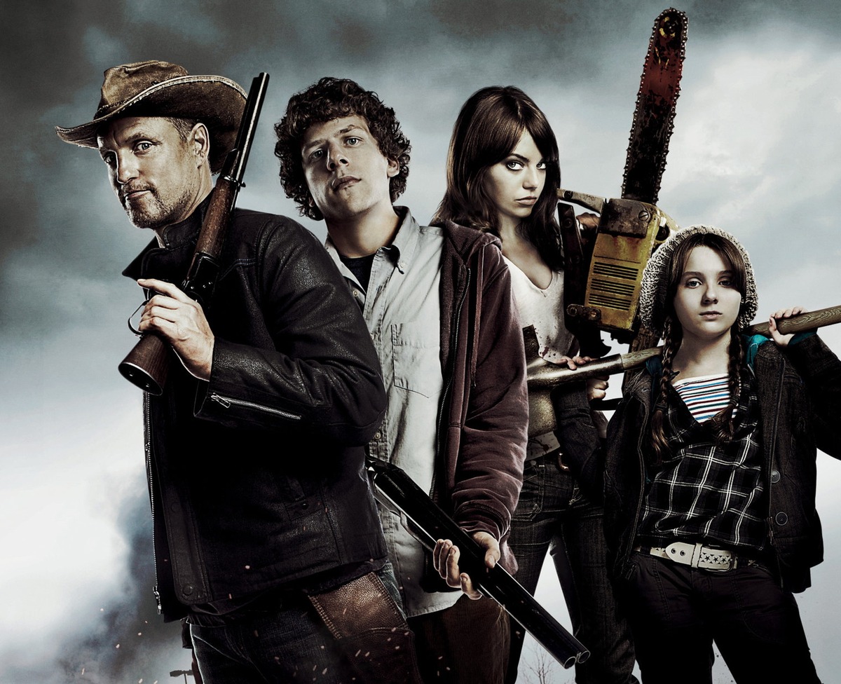 Zum Untotlachen: &quot;Zombieland&quot; mit Jessie Eisenberg und Emma Stone auf ProSieben (mit Bild)