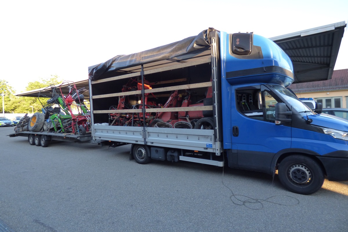 POL-LB: BAB 8 / Sindelfingen: verkehrsunsicheres LKW-Anhänger-Gespann aus dem Verkehr gezogen