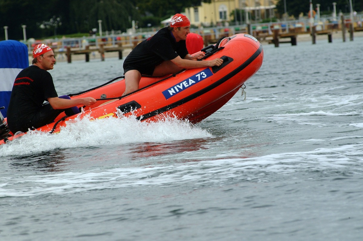 Schlauchboote im Wettkampf