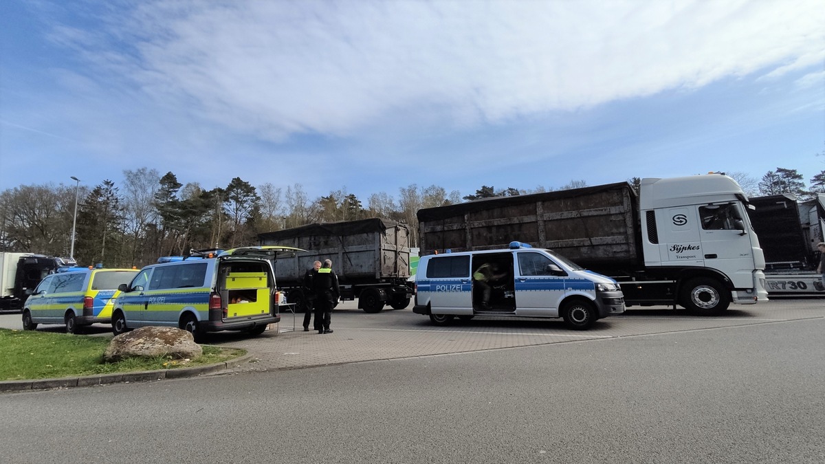 POL-LG: Kontrolle des gewerblichen Güterverkehrs