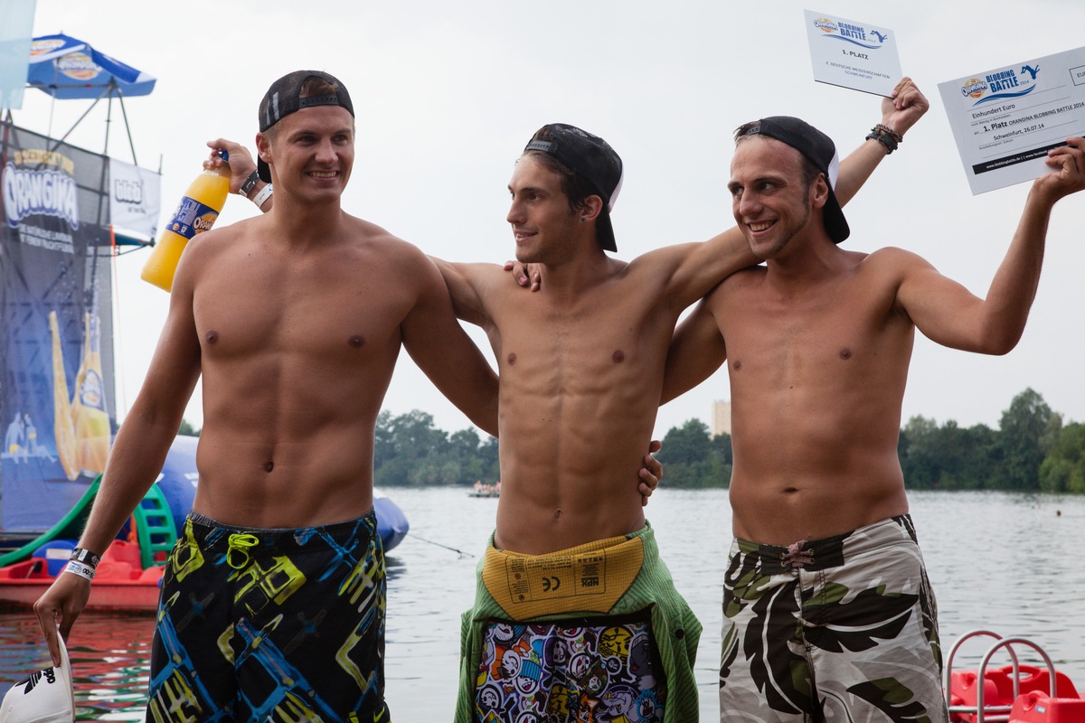 Spannendes Finale des &quot;ORANGINA BLOBBING BATTLES 2014&quot; - Deutscher Meister in Schweinfurt gekürt (FOTO)