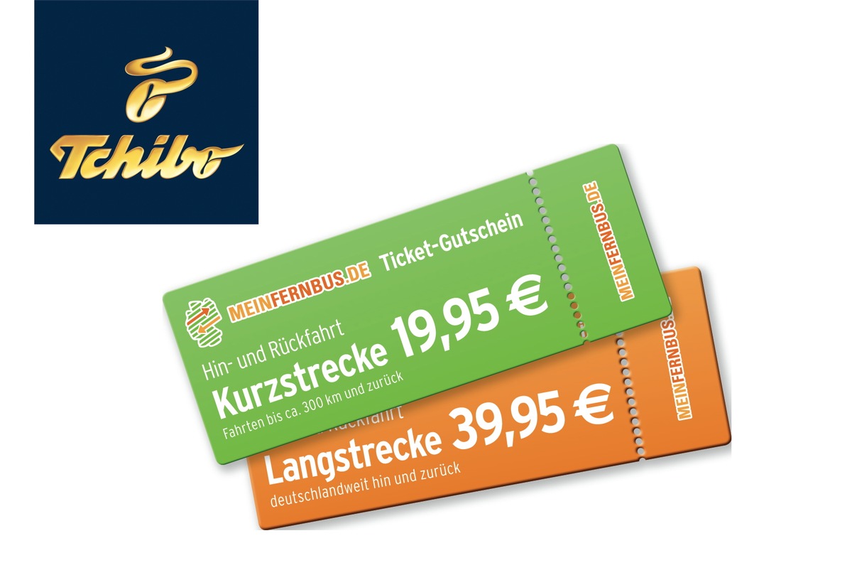 Mit Tchibo kreuz und quer durch Deutschland: Fernbus-Tickets zum Sonderpreis (FOTO)