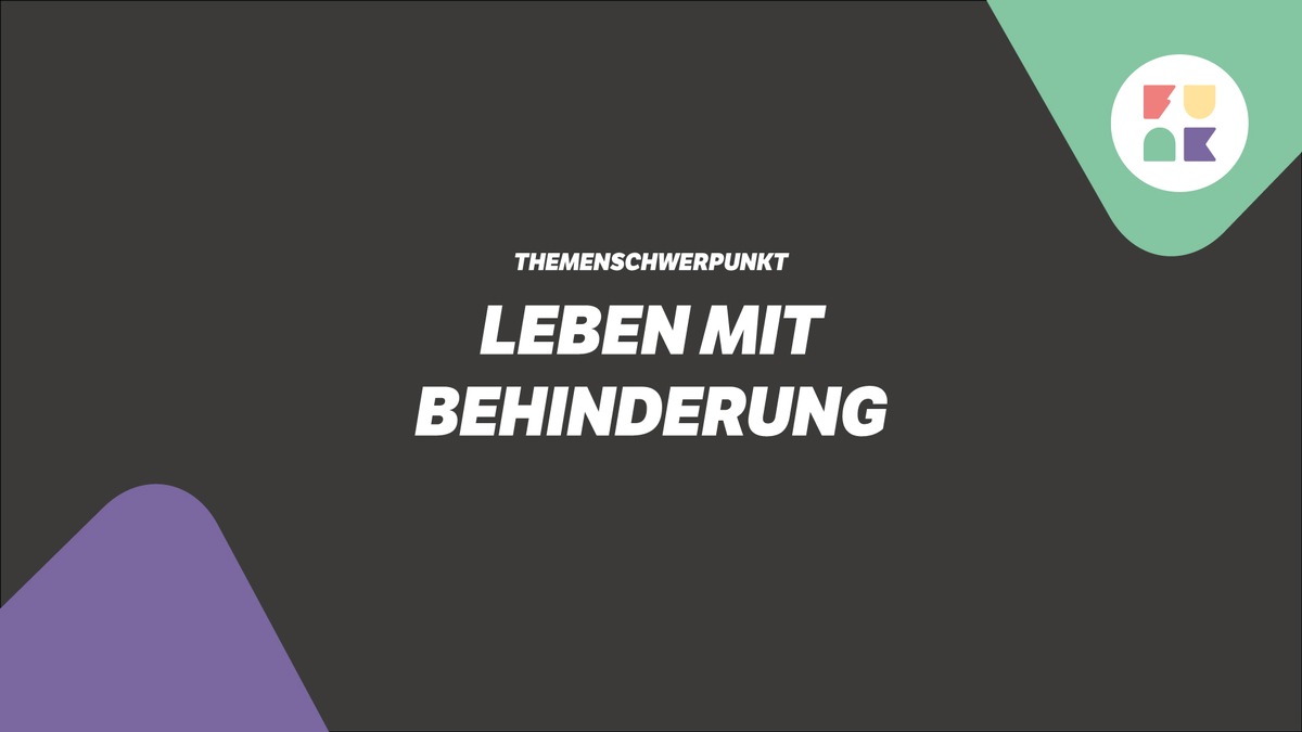 funk setzt Schwerpunkt zum Thema Leben mit Behinderung