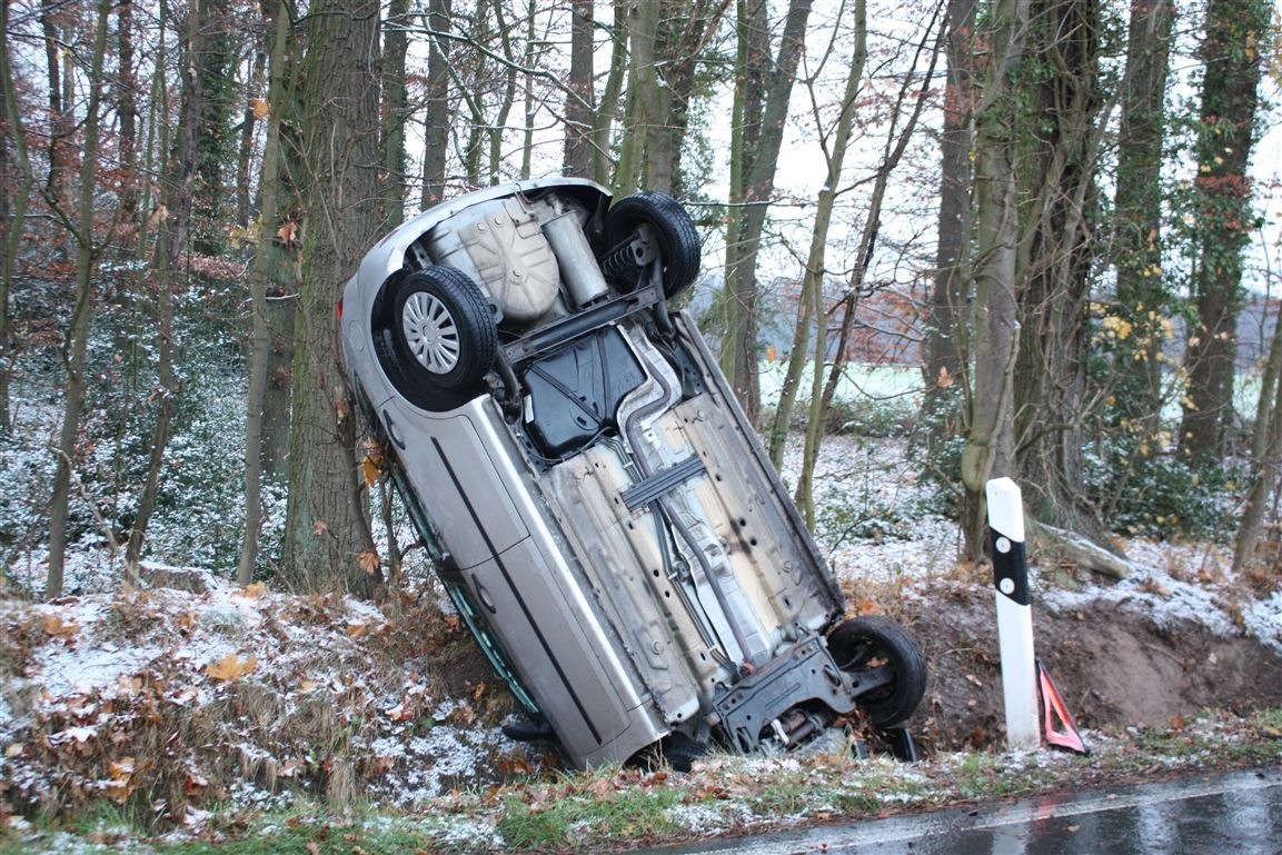 POL-COE: Kreis Coesfeld/ Sieben witterungsbedingte Unfälle am Morgen