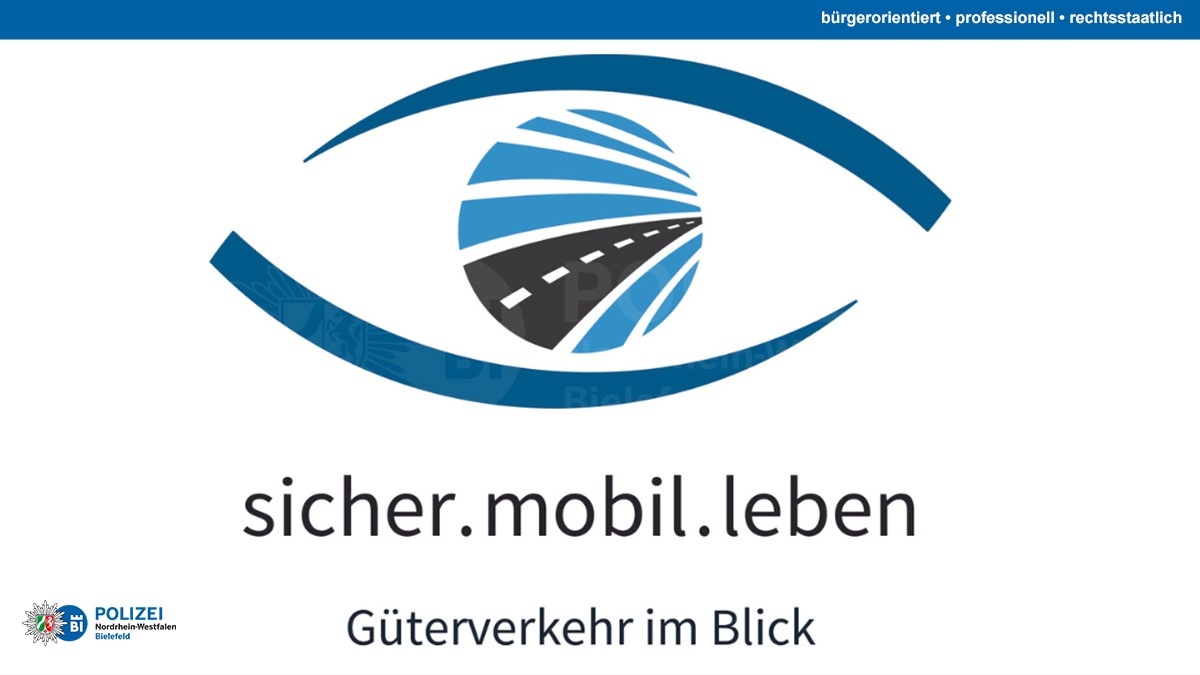 POL-BI: Verkehrsaktionstag &quot;sicher.mobil.leben - Güterverkehr im Blick&quot;