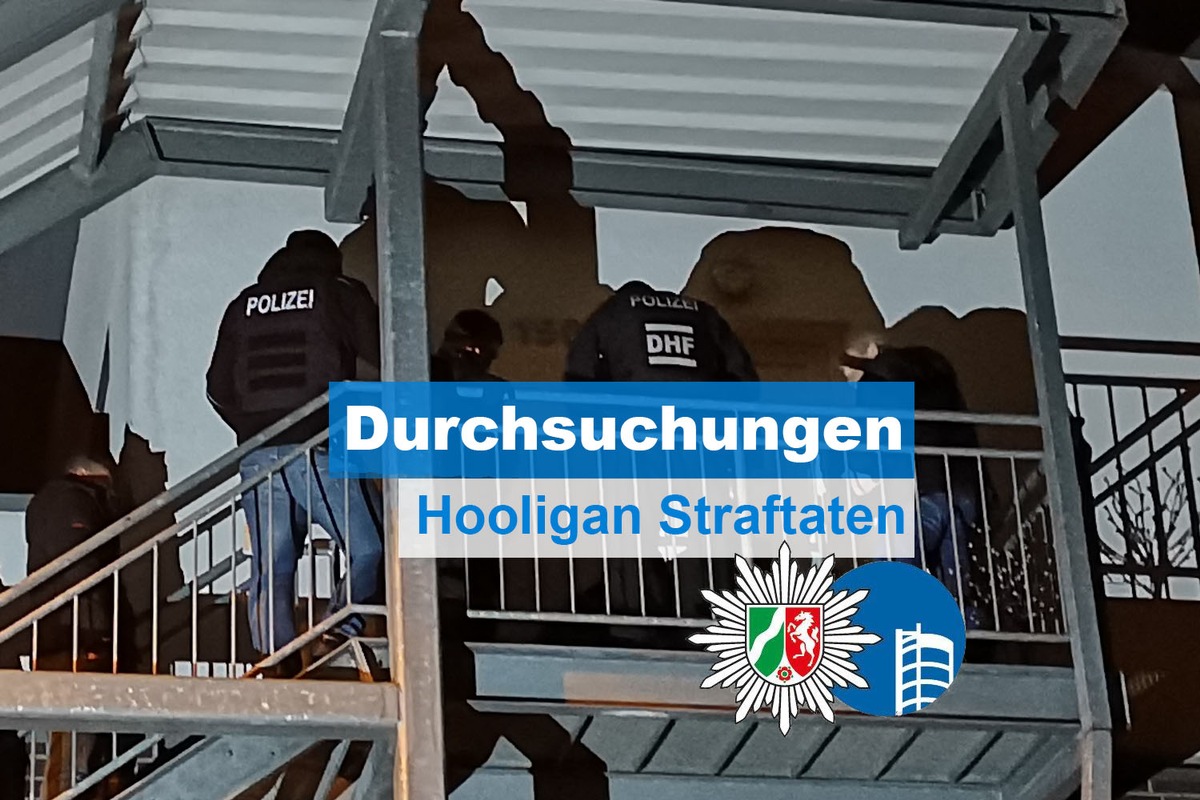 POL-ME: Polizei und Justiz verfolgen weiter konsequent Hooligan-Straftaten - Zahlreiche Durchsuchungen in NRW nach Massenschlägereien in Oberhausen - auch in Heiligenhaus - Heiligenhaus - 1912067