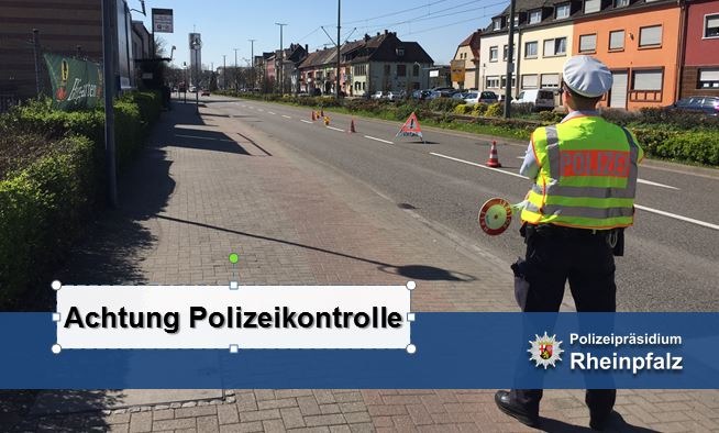 POL-PPRP: Stationäre Verkehrskontrollen im Stadtgebiet