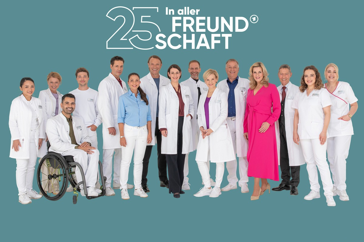 25 Jahre „In aller Freundschaft“ wird mit Jubiläumsfolge im Ersten, Fanfest und Livestream in Leipzig gefeiert