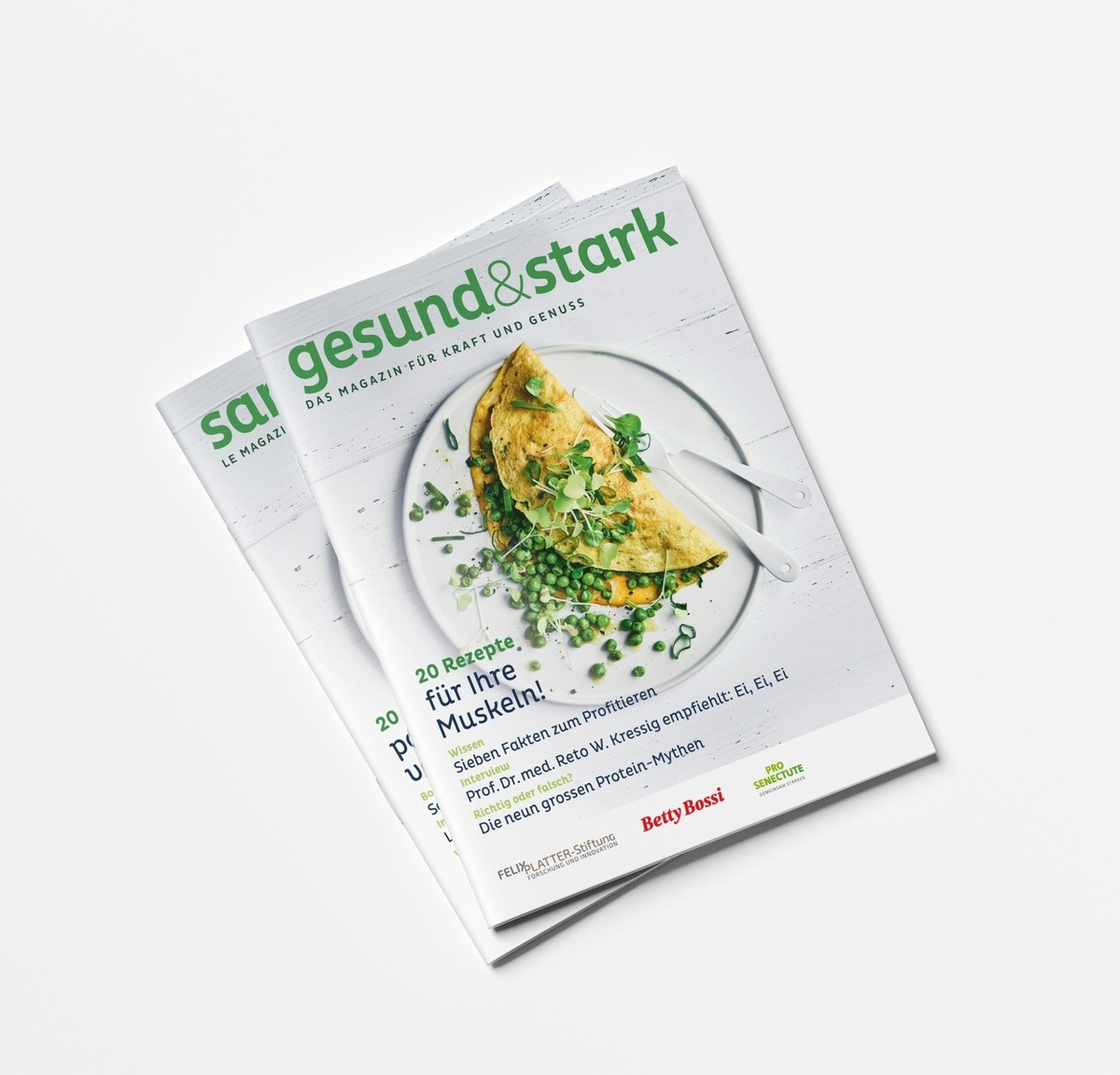 Neue Zeitschrift «gesund &amp; stark» mit proteinreichen Rezepten für mehr Muskeln