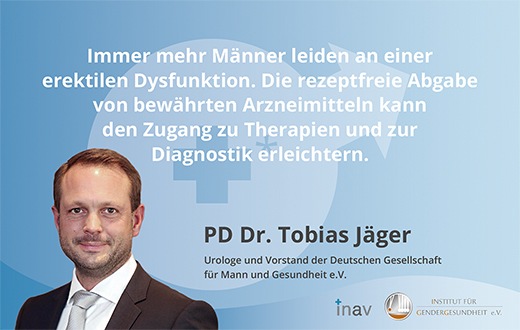 Pressemitteilung Dritter: Expertengespräch: Typische Männerkrankheiten wie erektile Dysfunktion oft mit Tabu behaftet – Aufklärung und niederschwellige Therapieangebote für eine bessere Männergesundheit notwendig