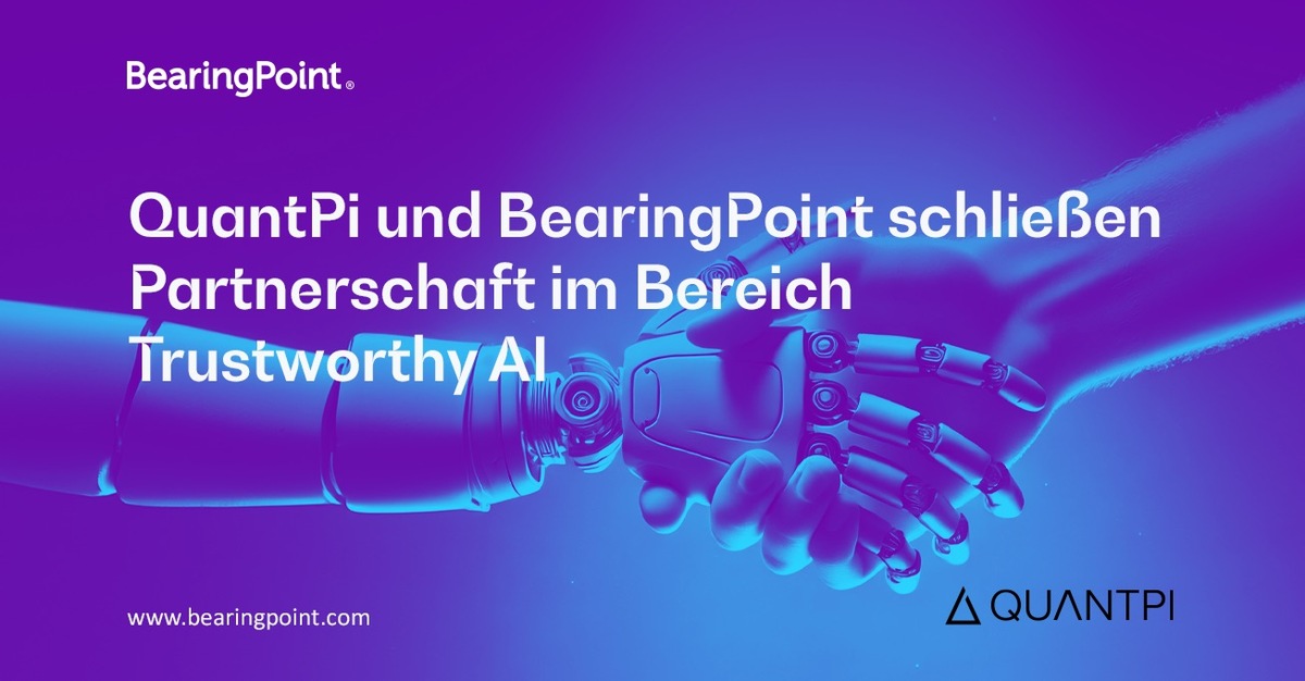 QuantPi und BearingPoint schließen Partnerschaft im Bereich vertrauenswürdige KI