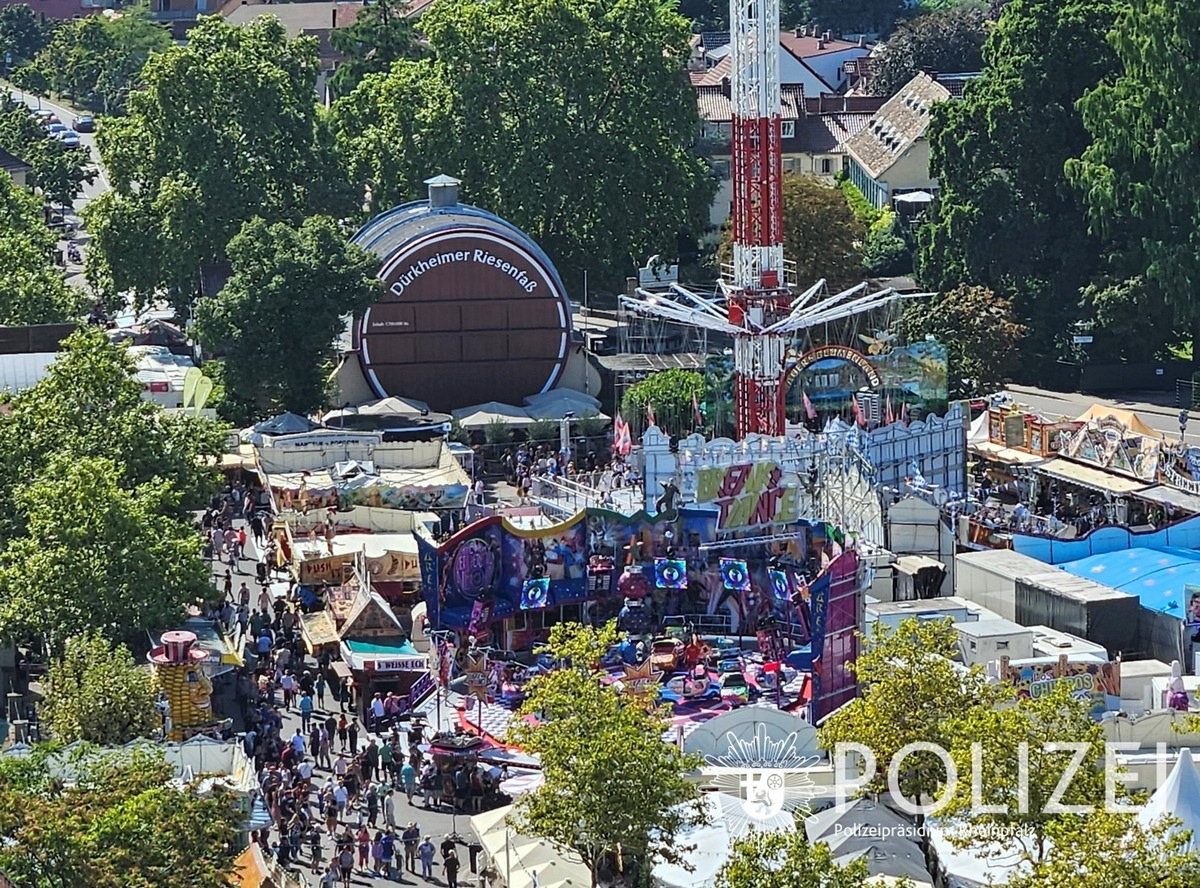 POL-PDNW: Resümee des 608. Dürkheimer Wurstmarkt 2024 - Bilanz ihrer Polizei