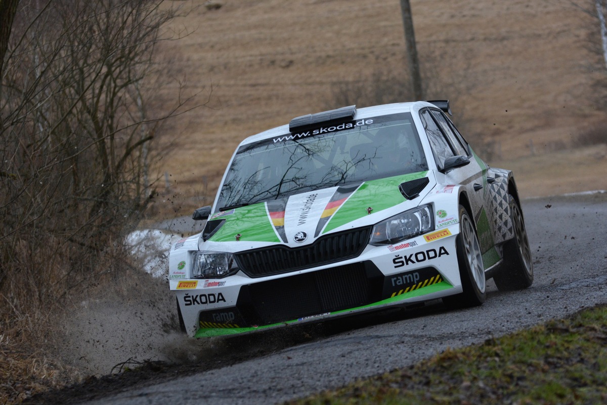 SKODA AUTO Deutschland will mit Kreim/Christian den deutschen Rallye-Meistertitel verteidigen (FOTO)