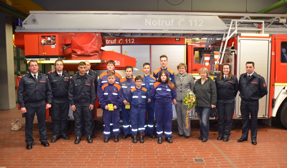 FW-Stolberg: Mitlgiederversammlung der Jugendfeuerwehr der Kupferstadt Stolberg