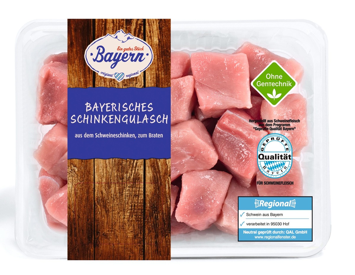 Lidl führt als erster Discounter gentechnikfreies Schweinefleisch ein: Qualitätsvorstoß bei regionaler Eigenmarke &quot;Ein gutes Stück Bayern&quot; (FOTO)