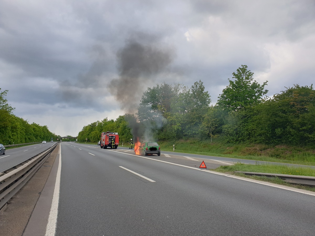 POL-VDMZ: PKW Brand A60 - Autobahndreieck Mainz