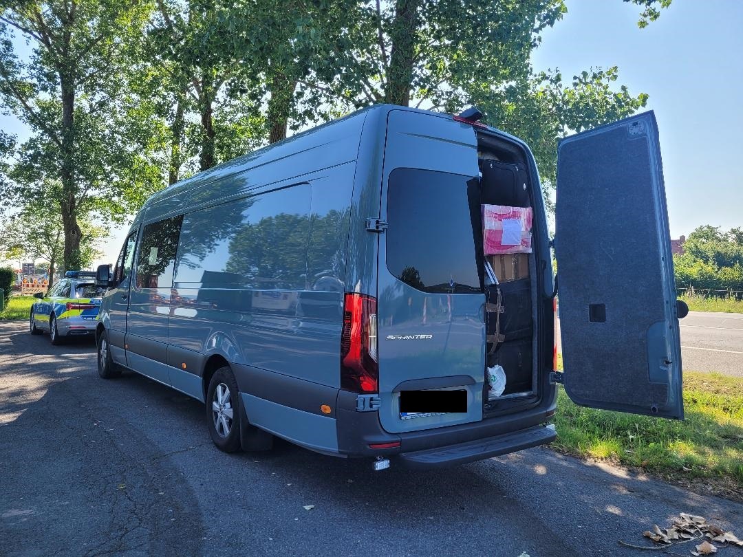 API-TH: Kleintransporter mit fast 2 to Überladung auf der A 38 bei Nordhausen gestoppt!