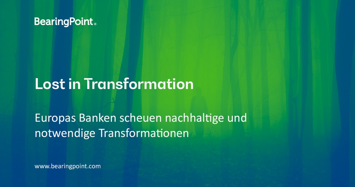 BearingPoint-Studie: Europaweiter Vergleich: Deutschen Banken fehlt es an Effizienz